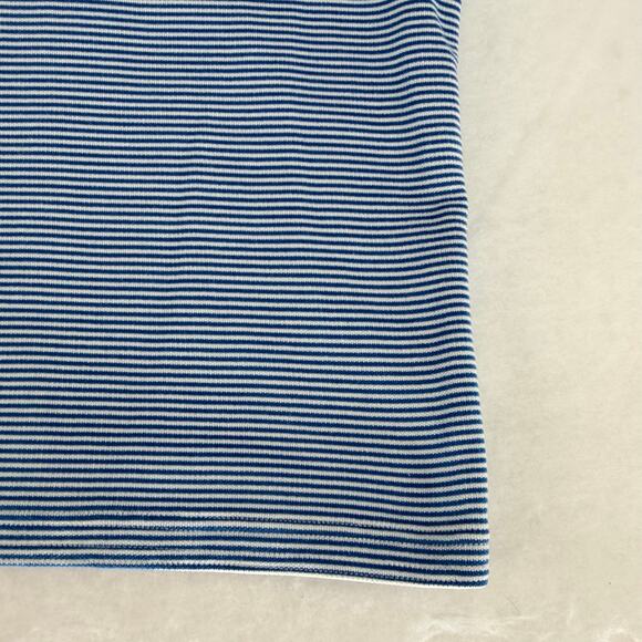 Tommy Bahama Men's Striped Polo Shirt, Blue/White, Size M - Marlin Logo - Picture 13 of 14